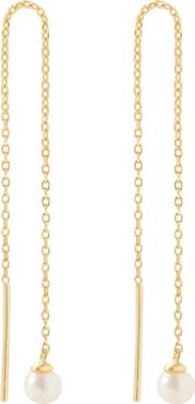 Ana Luisa Pearl Threader Earrings - Abrielle