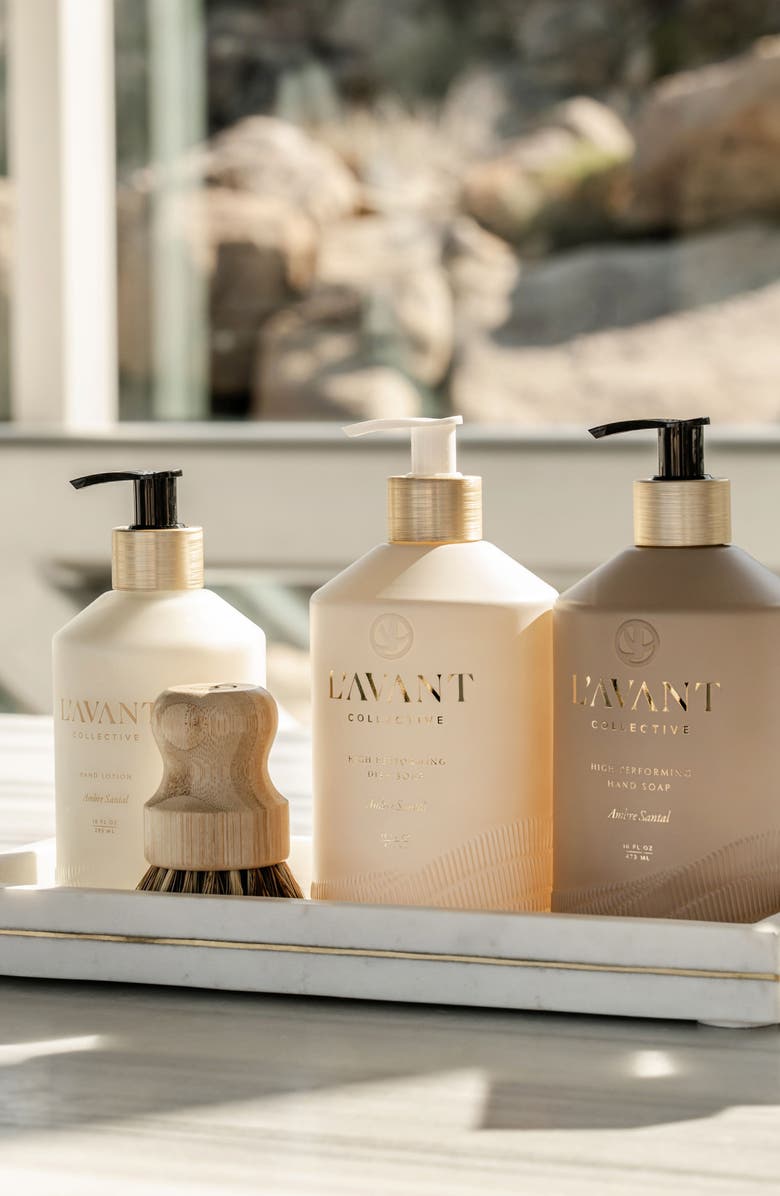 L'AVANT Collective Marble Counter Tray, Alternate, color, Clear