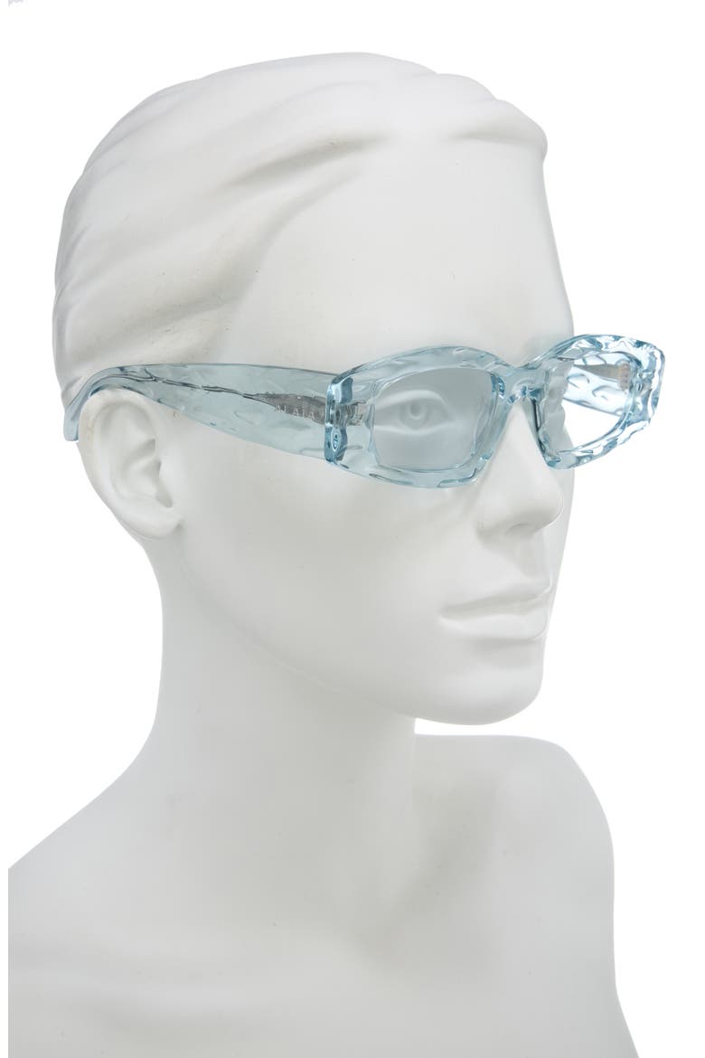 Novelty 53mm Rectangle Sunglasses, Main, color, LIGHT BLUE