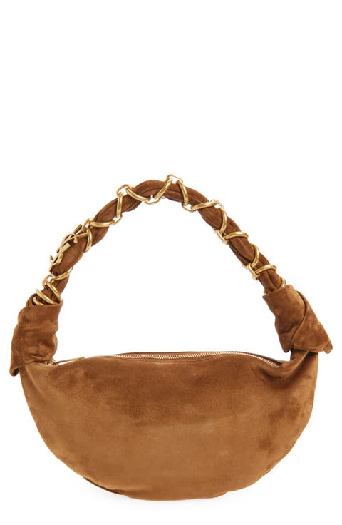 Mini Amalia Suede Hobo Bag