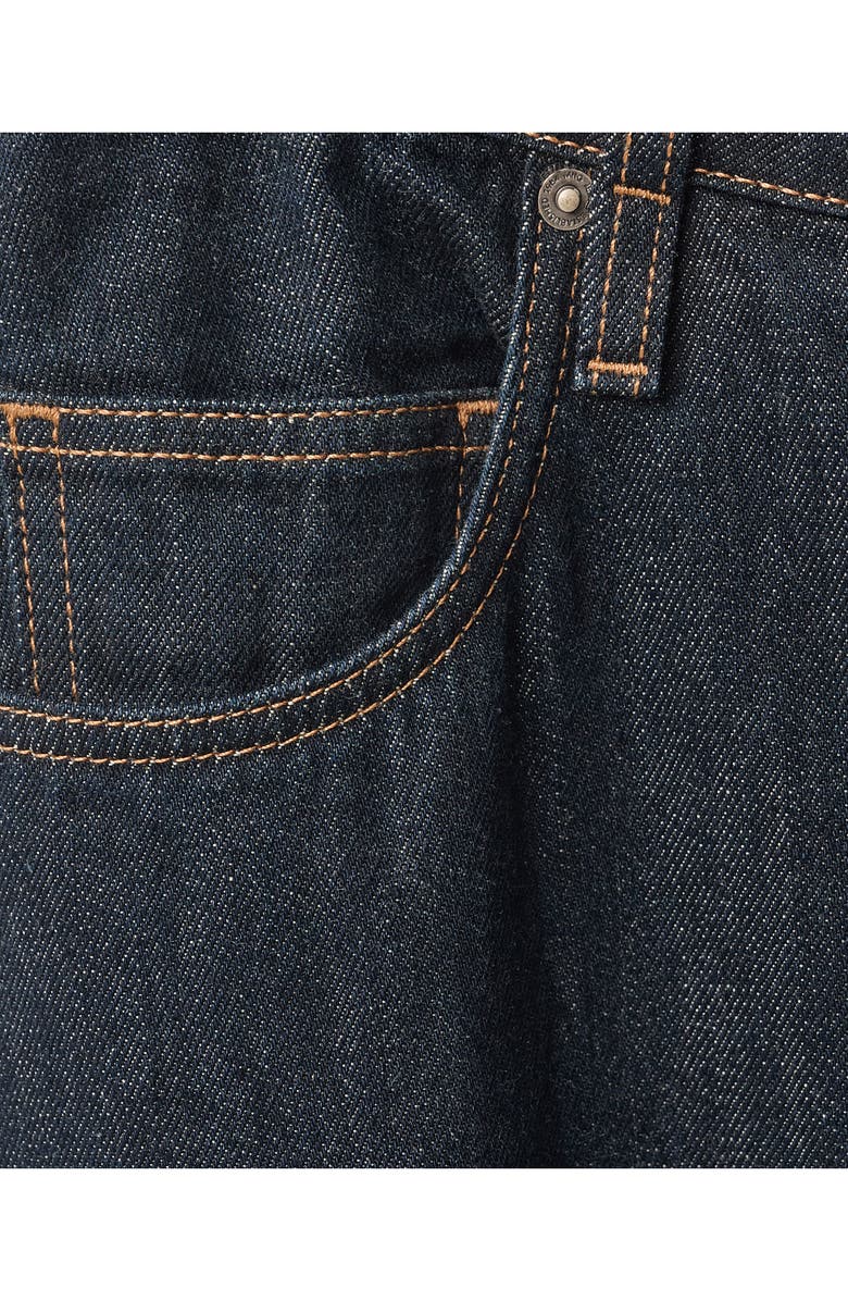 MANGO High Waist Wide Leg Jeans, Alternate, color, Open Blue