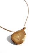 Monica Vinader Deia Pebble Locket Necklace