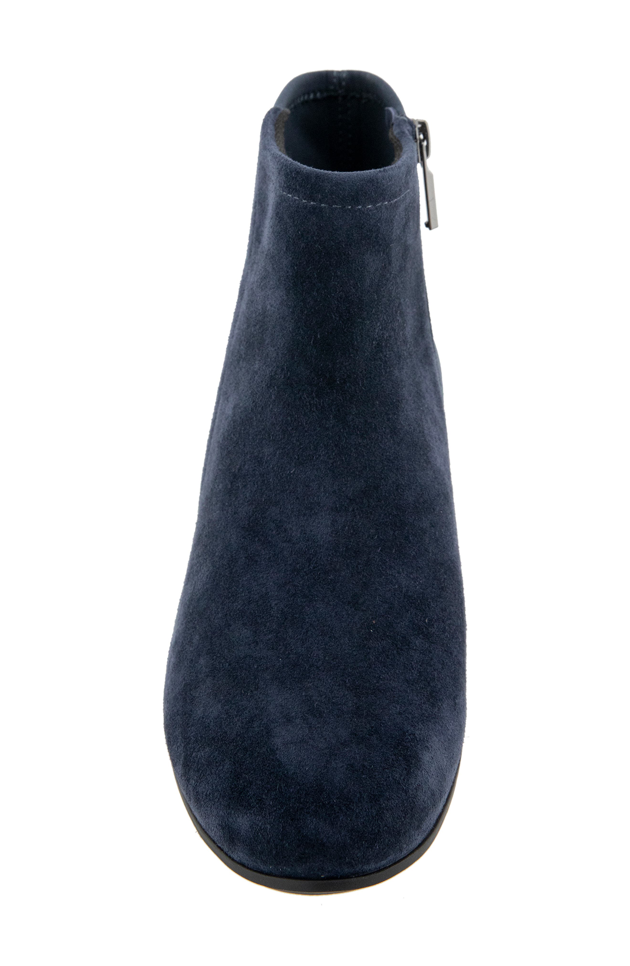Flora Bootie, Alternate, color, NAVY COMBO