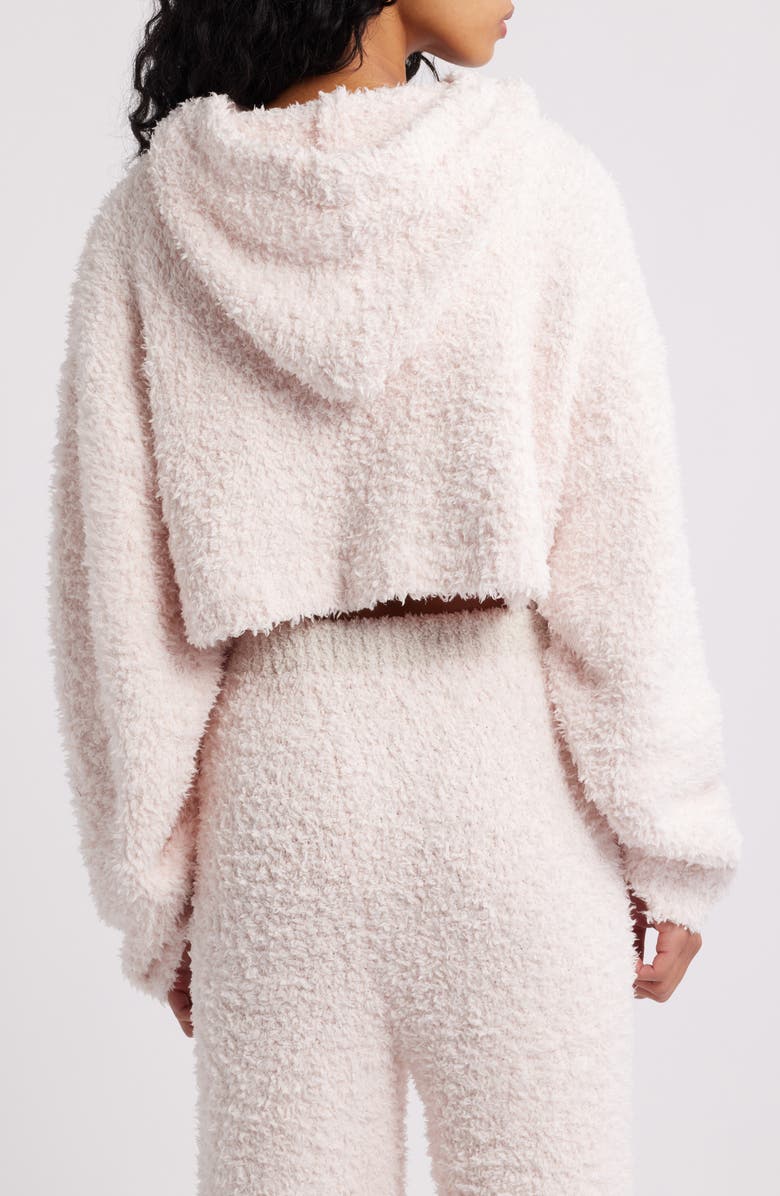 BOYS LIE Mami Alex Crop Zip Hoodie, Alternate, color, Pink