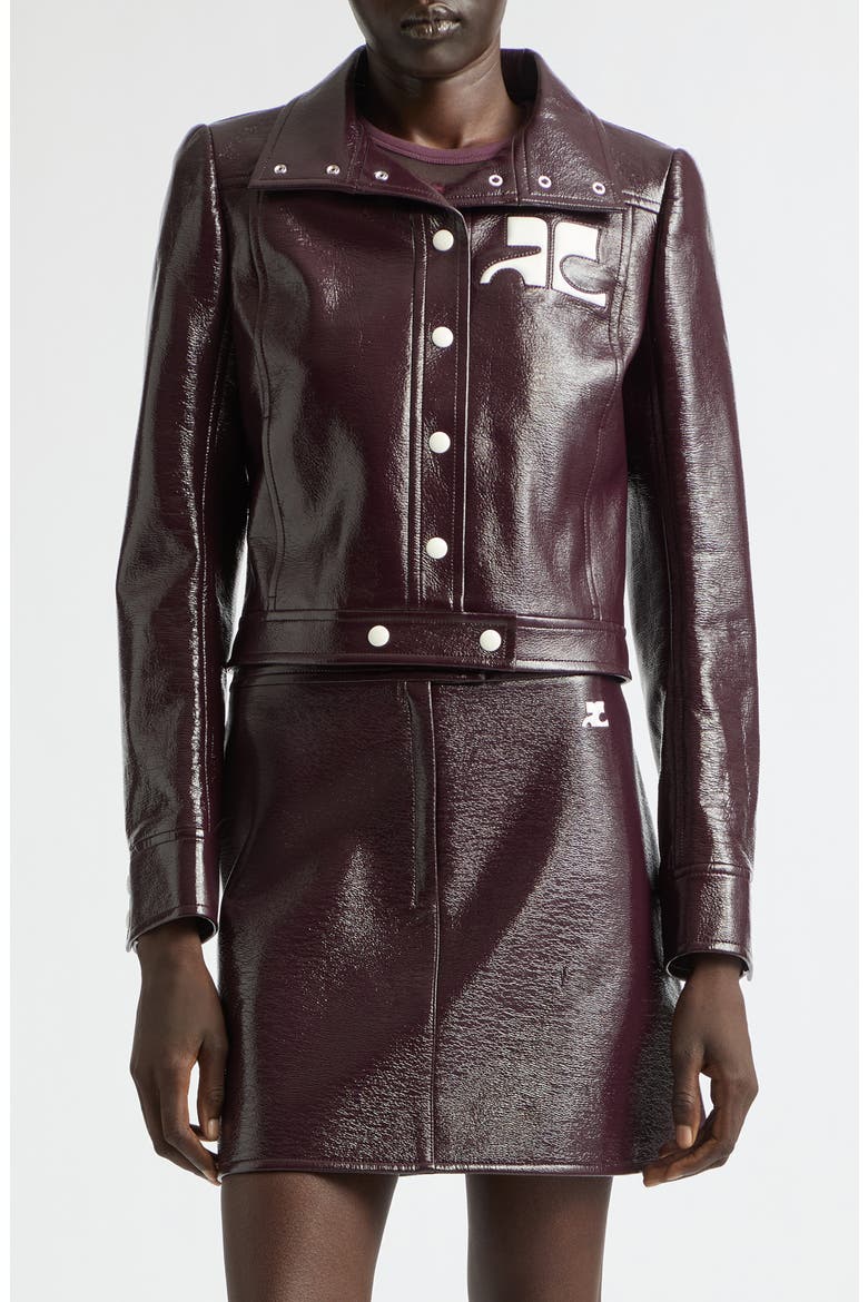 Re-Edition Vinyl Jacket, Main, color, BURNT RED