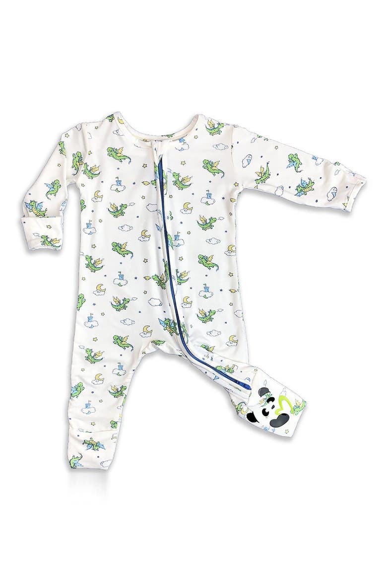 Baby Dragon Convertible Footie, Main, color, DRAGON