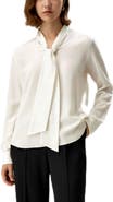 Lilysilk Women's Silk Bowtie Blouse