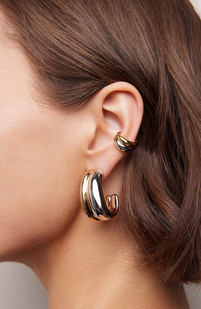 Jennifer Fisher Chavez Two-Tone Ear Cuff, Alternate, color, Two Tone