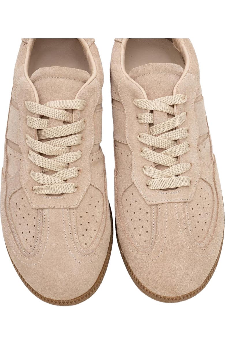 Forever & Always Shoes Aurel Suede Leather Sneakers, Alternate, color, Beige Suede Leather