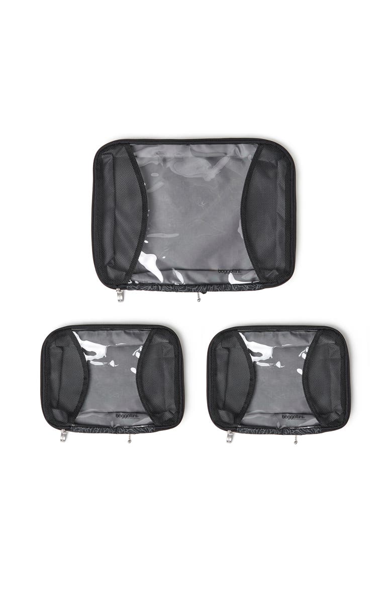 2 Medium / 1 Large Compression Packing Cubes Travel Set, Alternate, color, Midnight Blossom