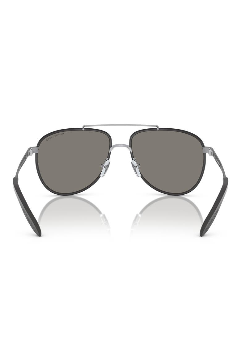 59mm Pilot Sunglasses, Alternate, color, SILVER