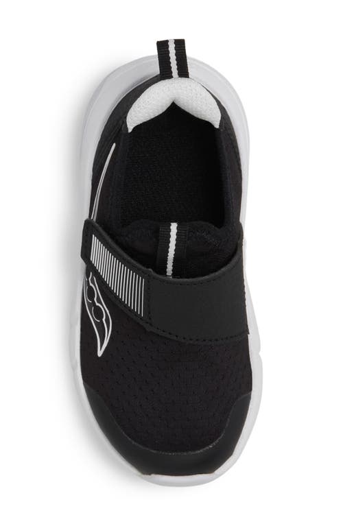 Saucony Kids' Breeze Sport Jr. Running Shoe In Black/white