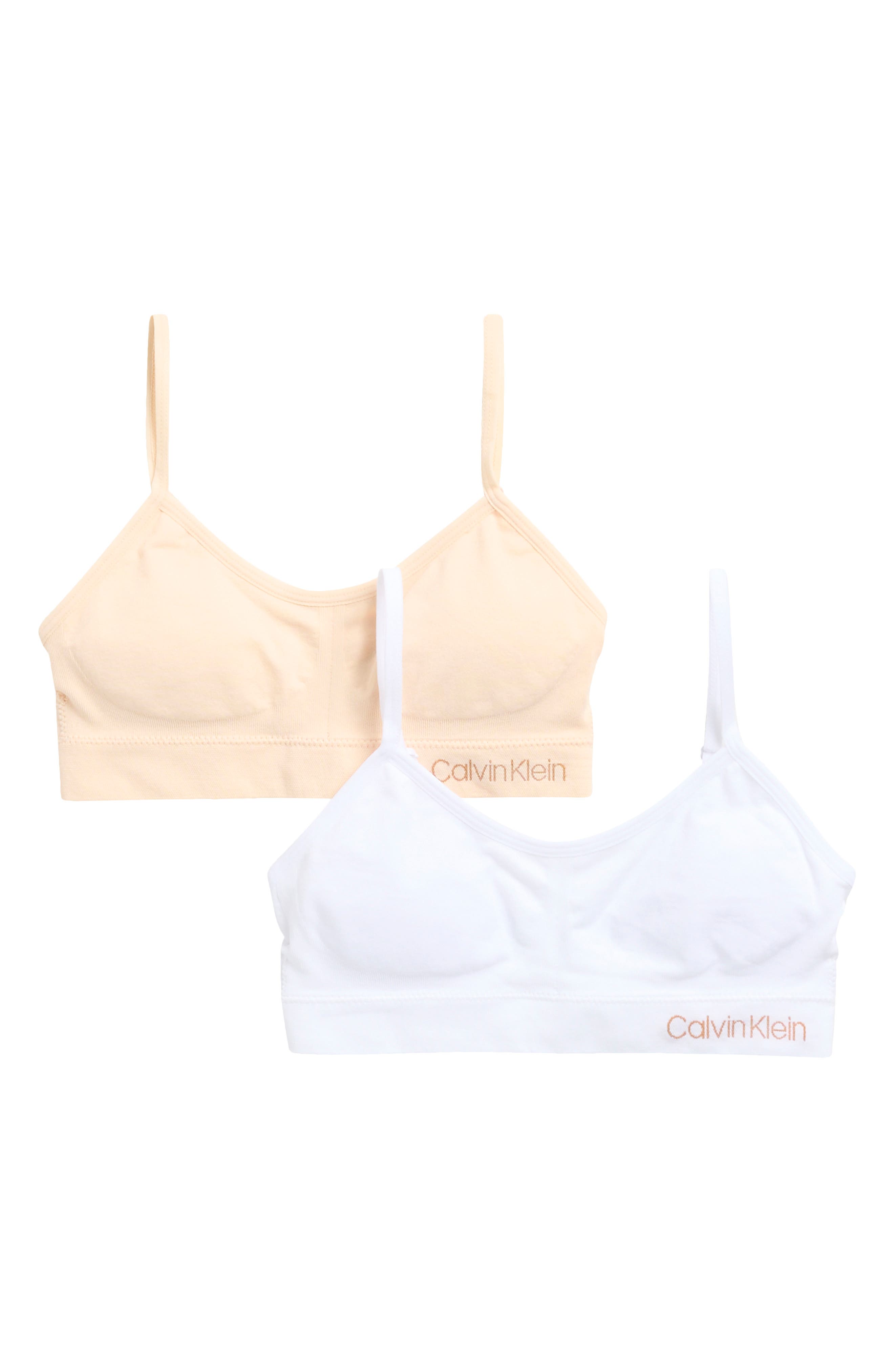 Calvin Klein Seamless Soft Crop Bras - Pack of 2