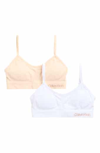 Calvin Klein Seamless Soft Crop Bras - Pack of 2