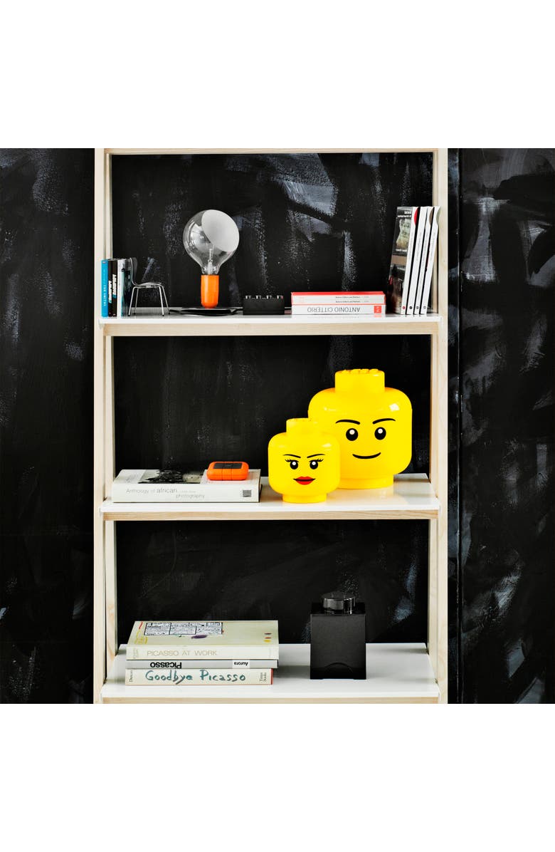 LEGO Storage Head Small Girl, Ages 3+, Alternate, color, Yellow