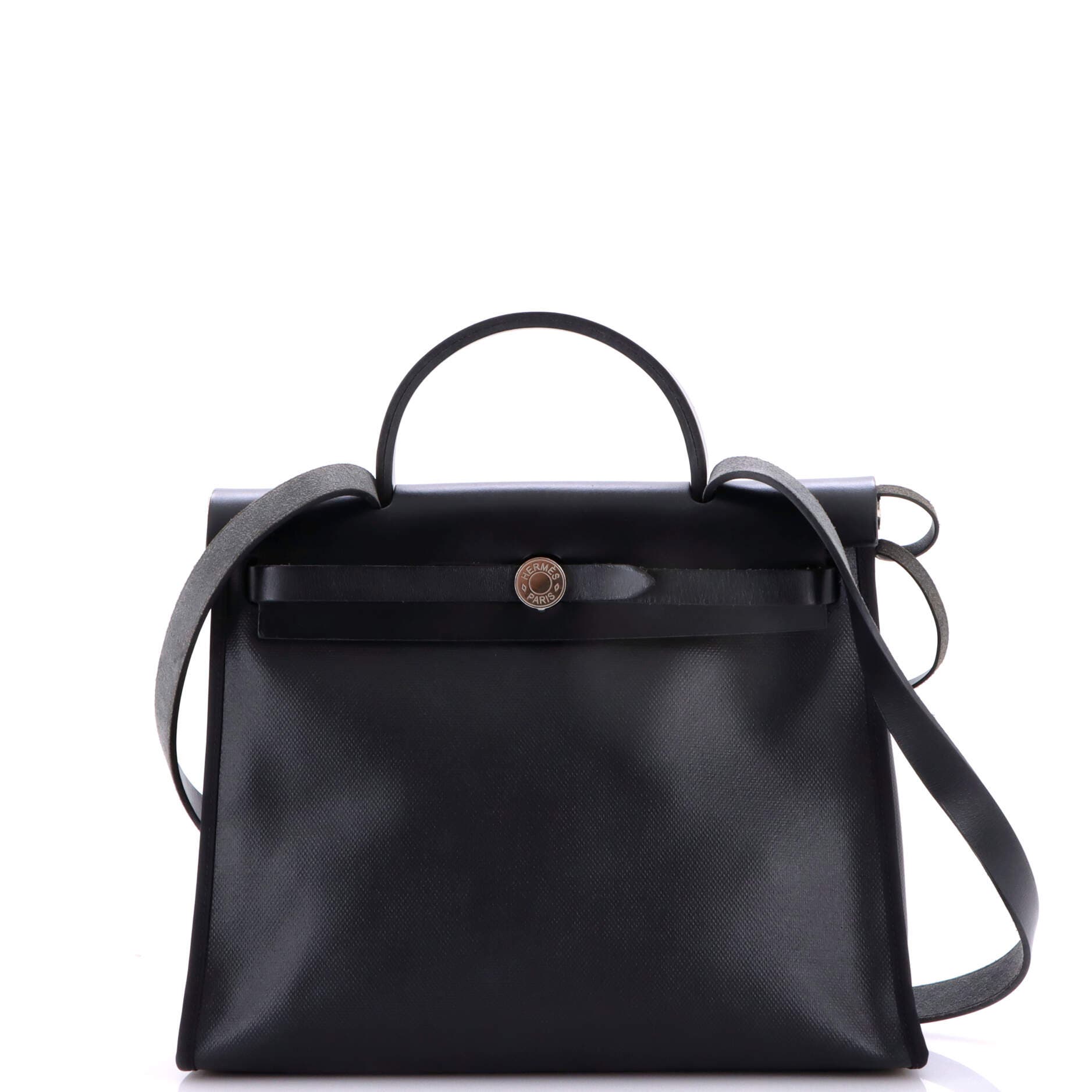 Herbag Zip Berline Vache Canvas and Leather 31, Main, color, Noir