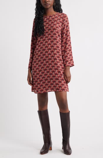 Chelsea28 Geo Print Shift Dress In Animal Print