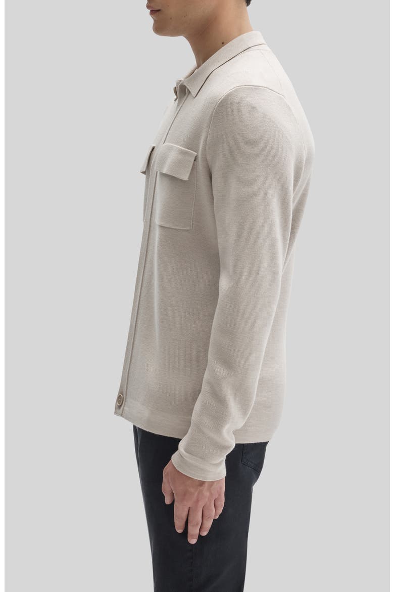 Crafton Merino Wool Cardigan, Alternate, color, MOONSTONE
