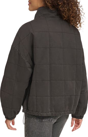 Box Quilted Water Resistant Cotton Jacket