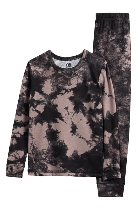 Kids' Camo Print Fitted Pajamas
