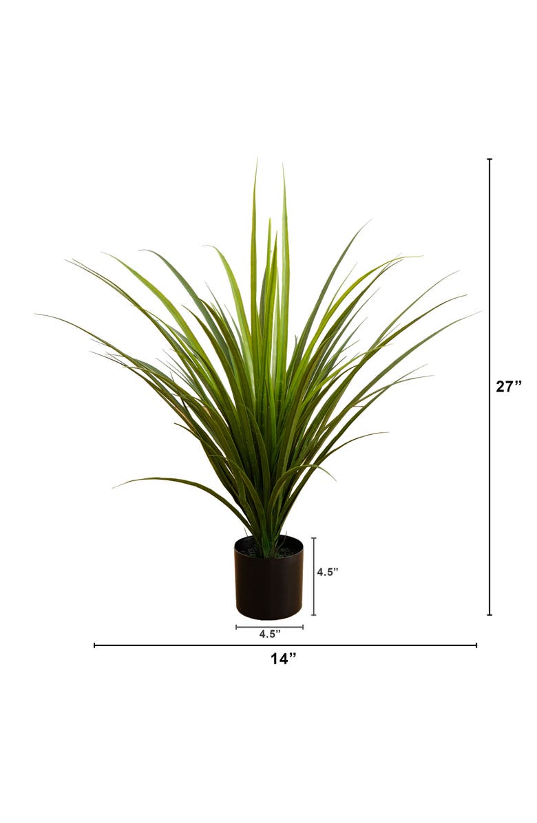 NEARLY NATURAL 2-ft  UV Resistant Artificial Grass Plant, Alternate, color, Green