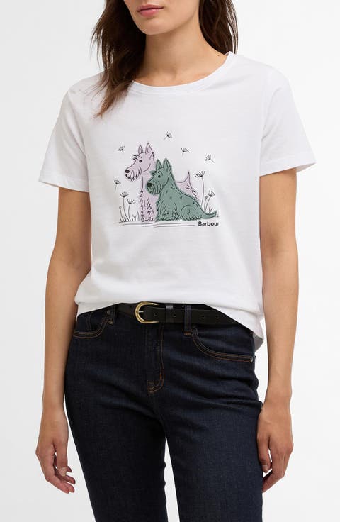 Clover Cotton Graphic T-Shirt