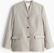 H&M Lapelless Blazer