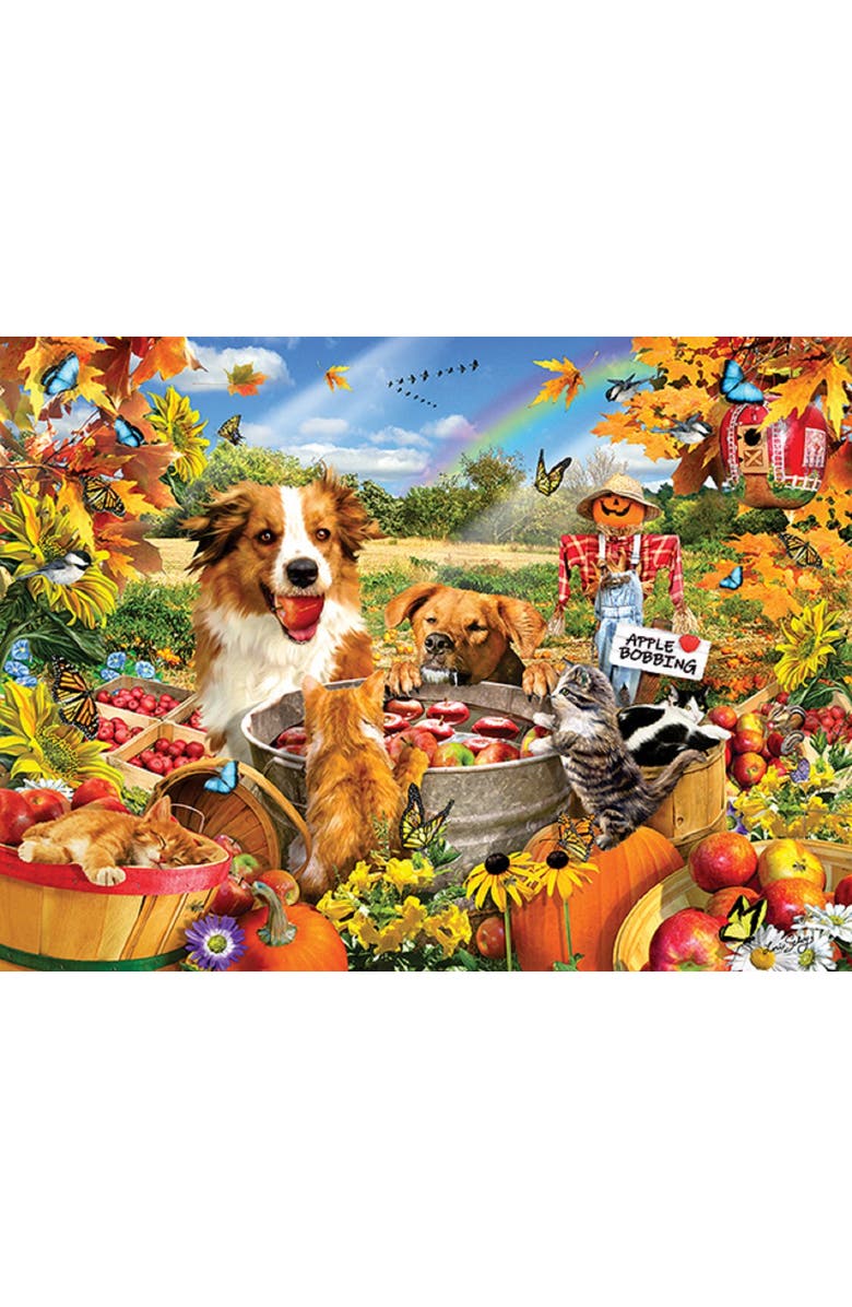 Sunsout Bobbing for Apples 300 piece Jigsaw Puzzle for Adults, Alternate, color, Multicolor