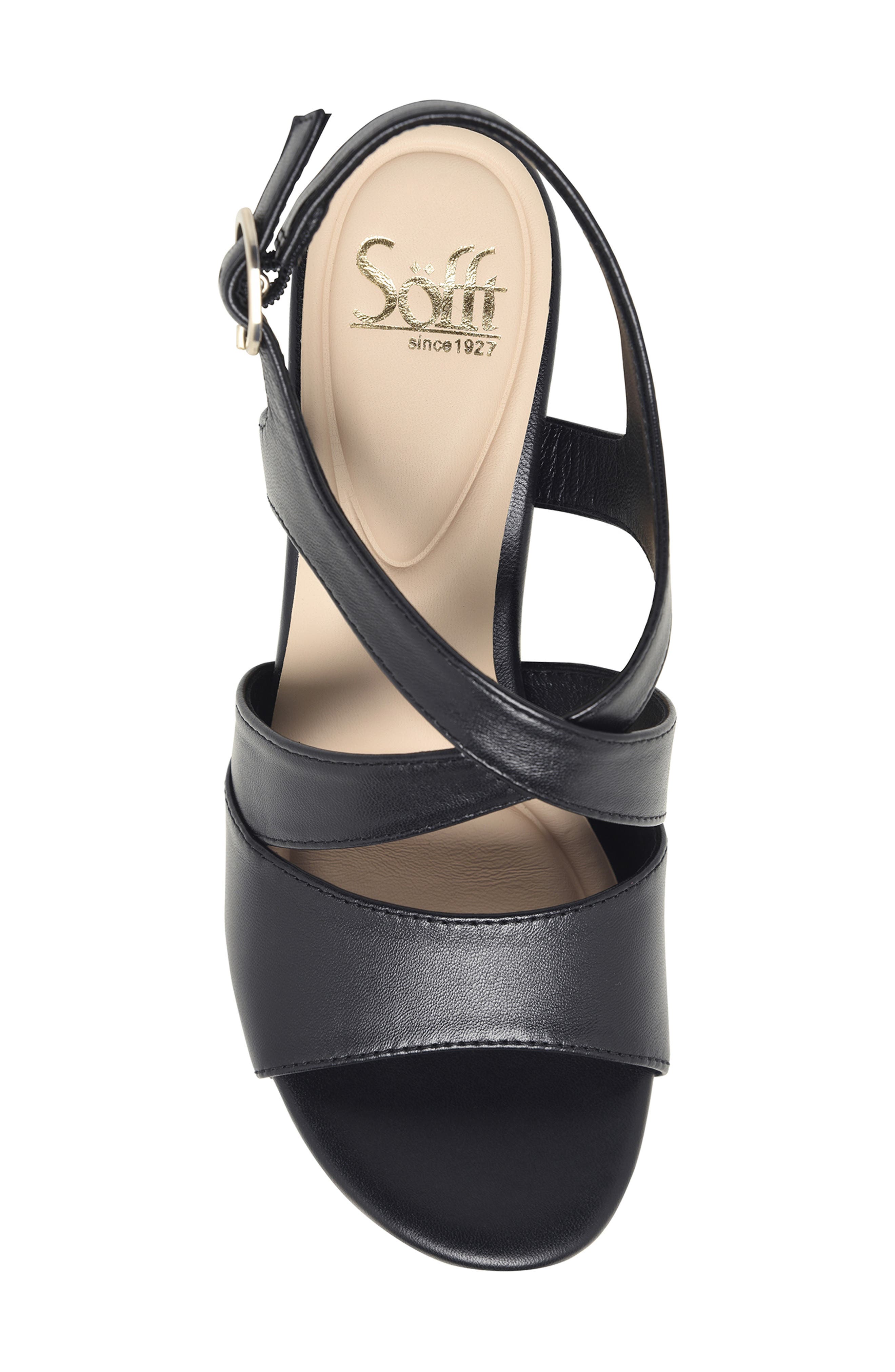 Söfft Jolene Sandal, Alternate, color, Black