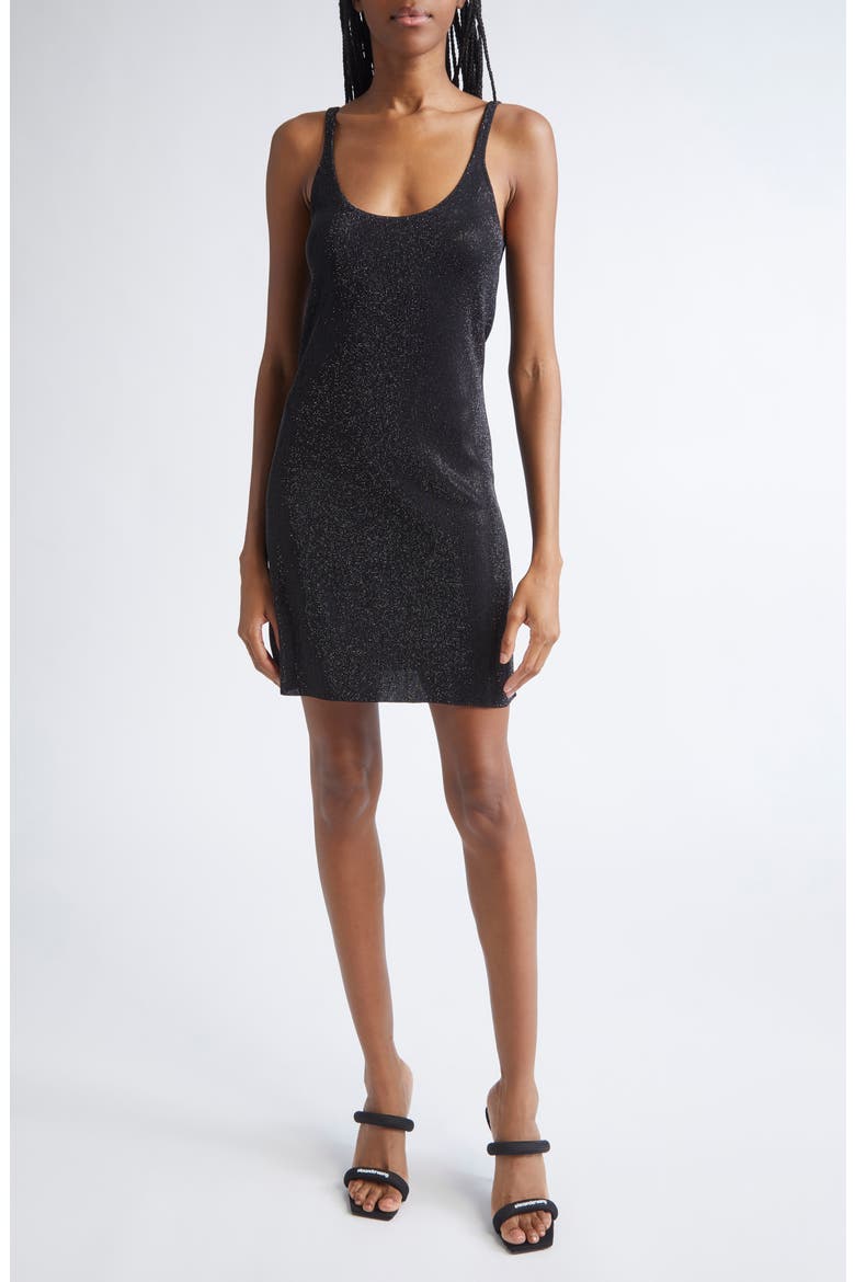 Crystal Embellished Slipdress, Main, color, BLACK