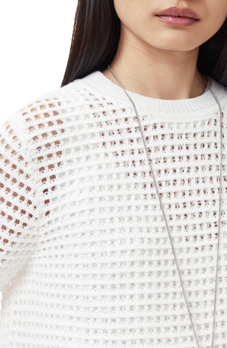 AllSaints Miro Open Stitch Dress, Alternate, color,