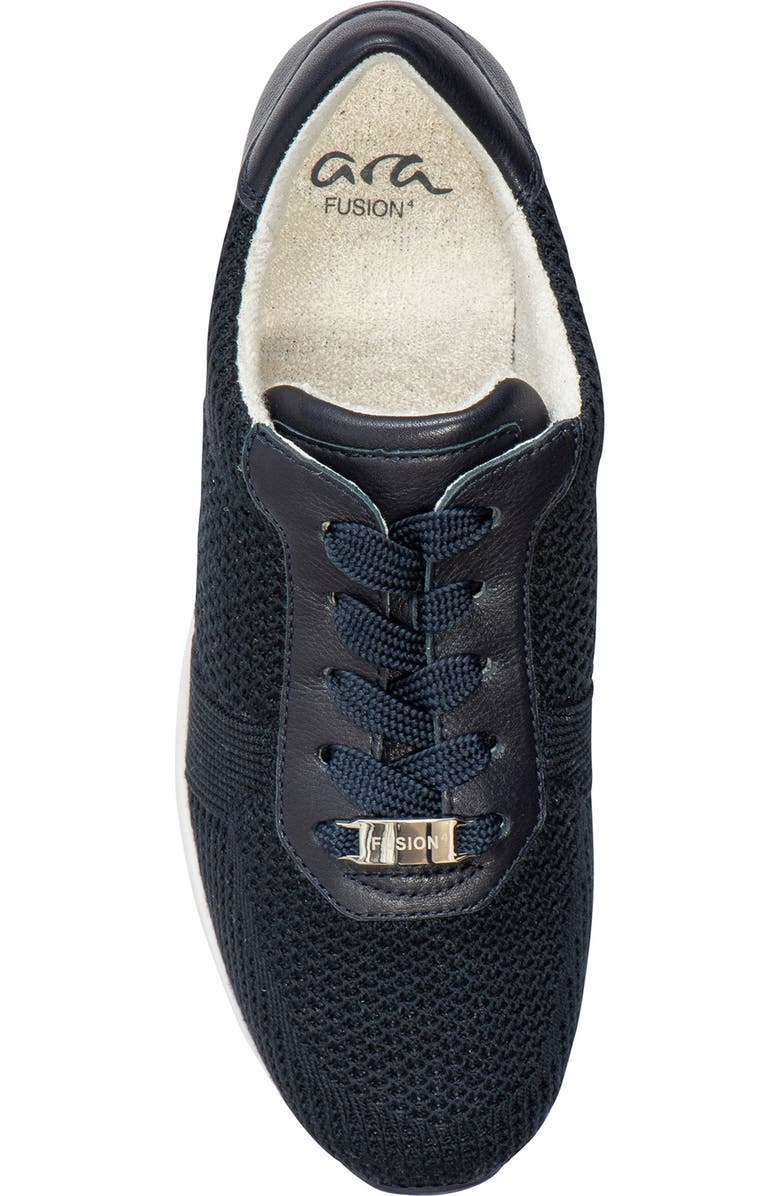 ara Lilly II Sneaker, Alternate, color, Navy Wovenstretch