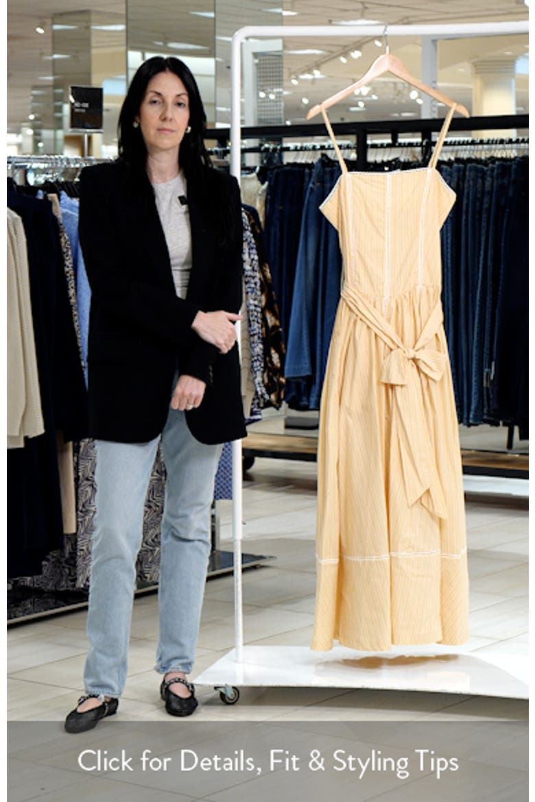 Emma Tie Waist Sleeveless Maxi Dress video