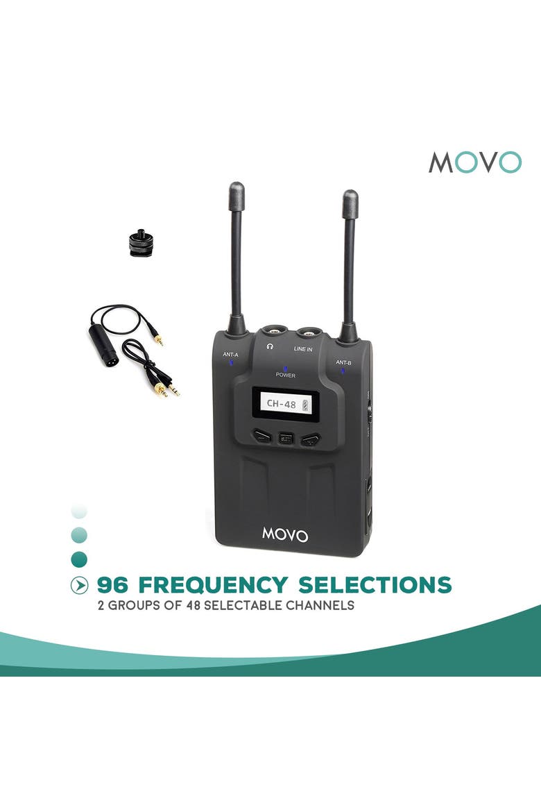 WMIC80 UHF Wireless Handheld Microphone System, Alternate, color, Black