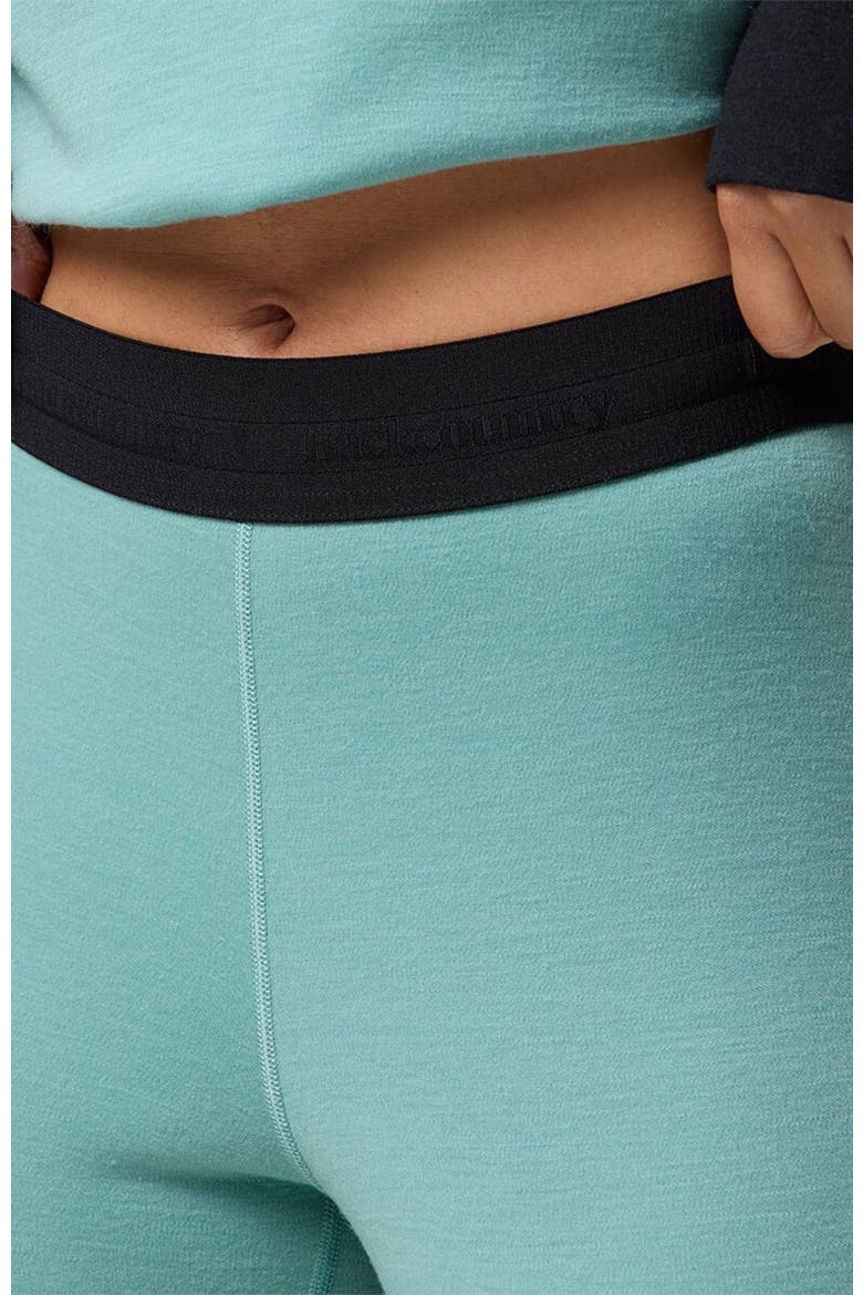 Cedars Rws Merino Mid-Wt Baselayer 3/4 Bottom - Women's, Alternate, color, Oil Blue/Black