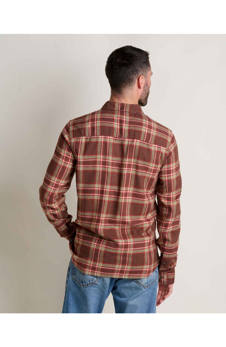 Toad & Co Airsmyth Long Sleeve Shirt, Alternate, color, Chestnut Tartan