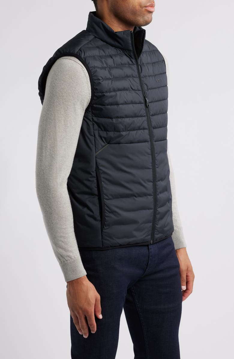 BOSS Thor 2 Water Repellent Quilted Vest, Alternate, color, Dark Blue