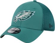 New Era Men's New Era  Midnight Green Philadelphia Eagles Outline 39THIRTY Flex Hat