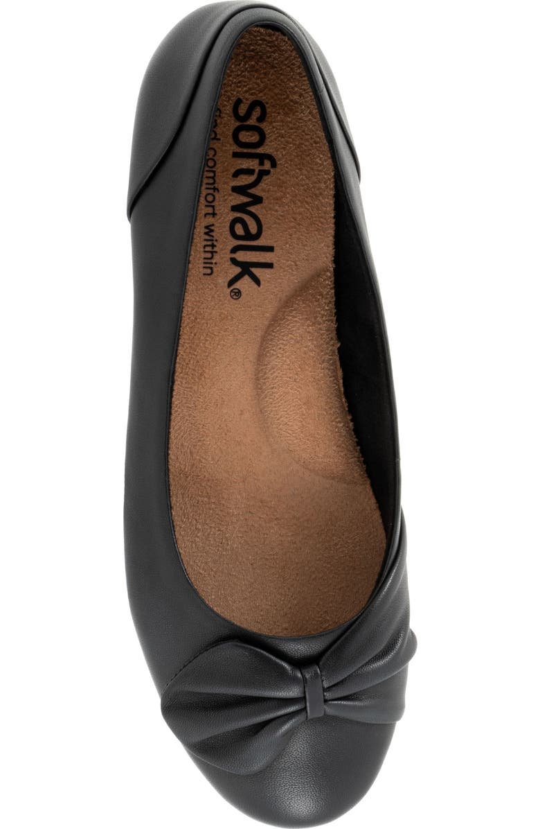 SoftWalk<sup>®</sup> Sofia Bow Ballet Flat, Alternate, color,