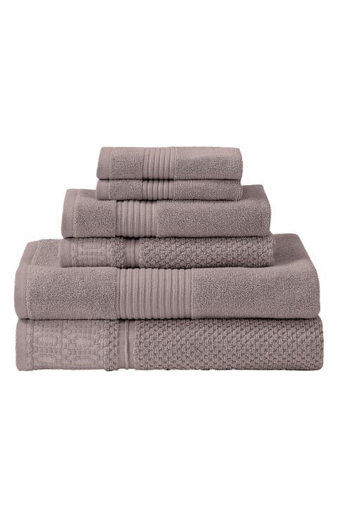 Jacquard 6-Piece Towel Set