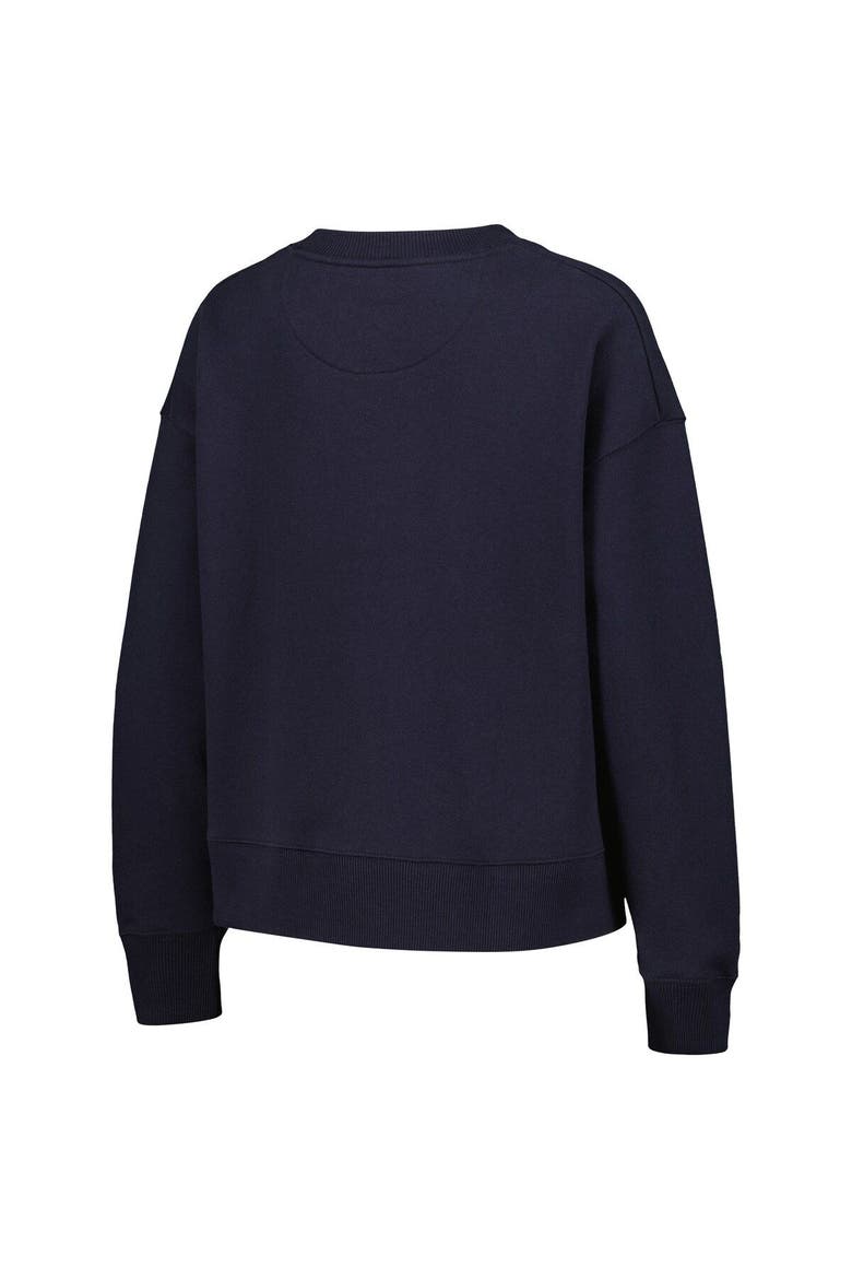 Women's League Collegiate Wear Navy Penn State Nittany Lions Boxy Pullover Sweatshirt, Alternate, color, Navy