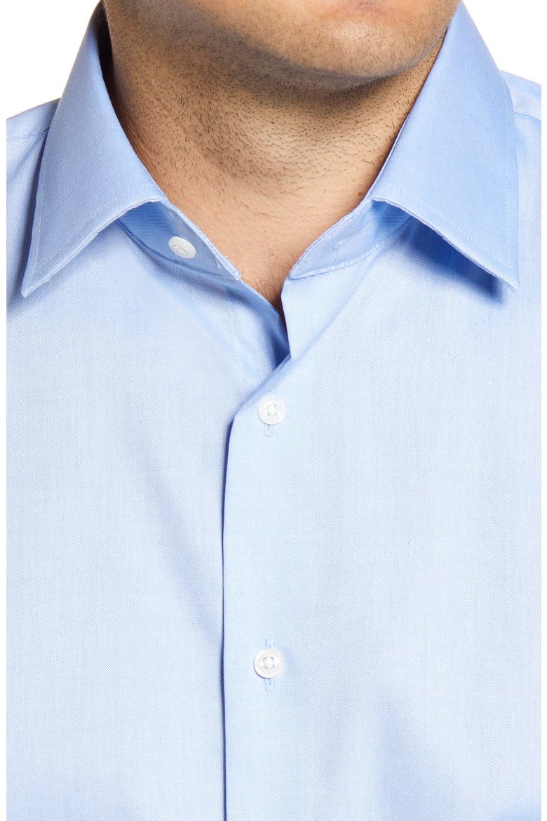 Traditional Fit Solid Non-Iron Dress Shirt, Alternate, color, BLUE AZURITE