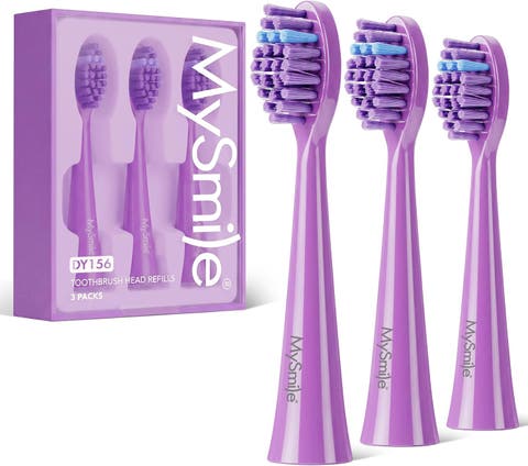 DY156 Electric Toothbrush Replacement Heads, 3 Pack
