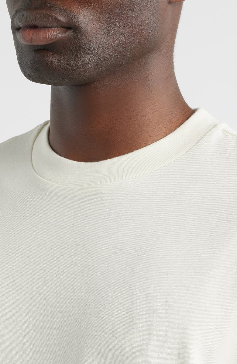 Elwood Boxy Heavyweight Cotton Crop T-Shirt, Alternate, color, Pearl