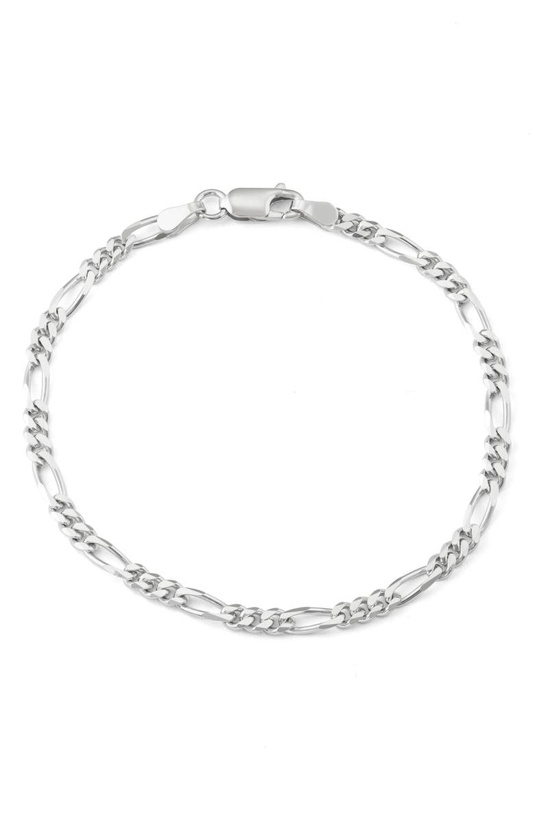 FZN Curb Chain Bracelet, Main, color, Silver