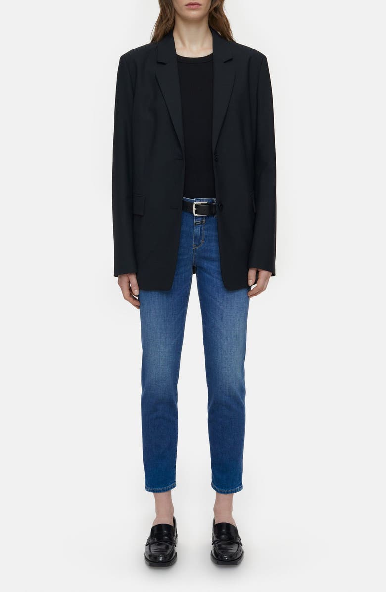 Closed Baker Skinny Jeans, Alternate, color, Dark Blue