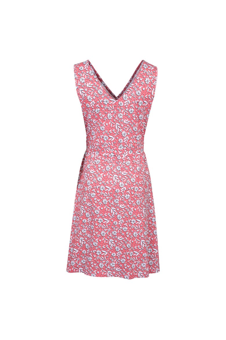 Newquay Blossom Sleeveless Midi Dress, Alternate, color, Red