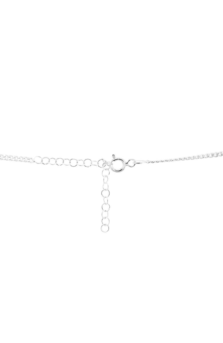 AMERICAN EXCHANGE CZ Fringe Necklace, Alternate, color, Silver