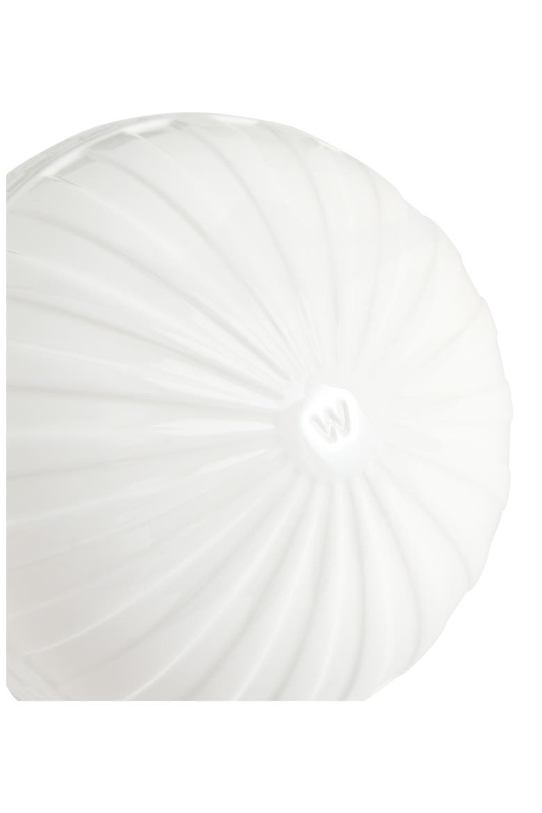 Festive Fluted Bone China Ornament, Alternate, color, WHITE