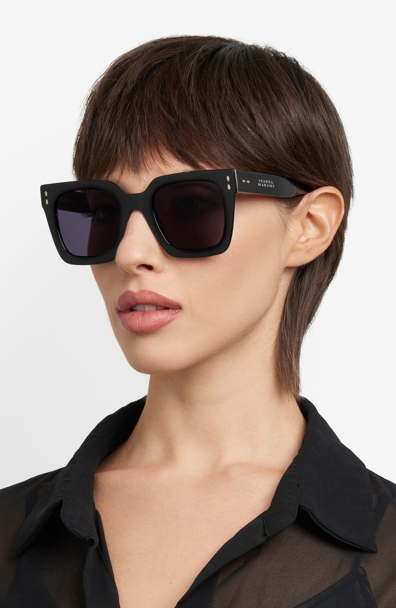 Isabel Marant 51mm Square Sunglasses, Alternate, color, 